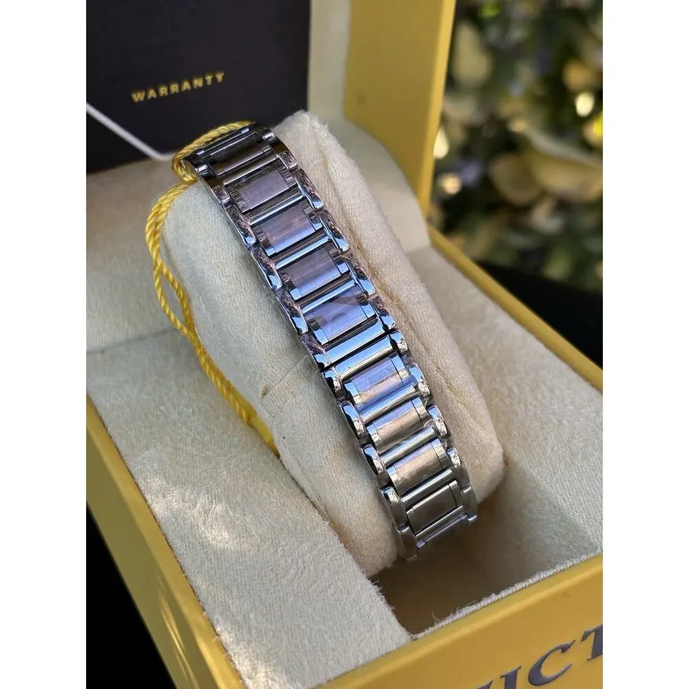 Invicta 4718 Watch Diamond Chronograph Bracelet Watch Mother Of Pearl